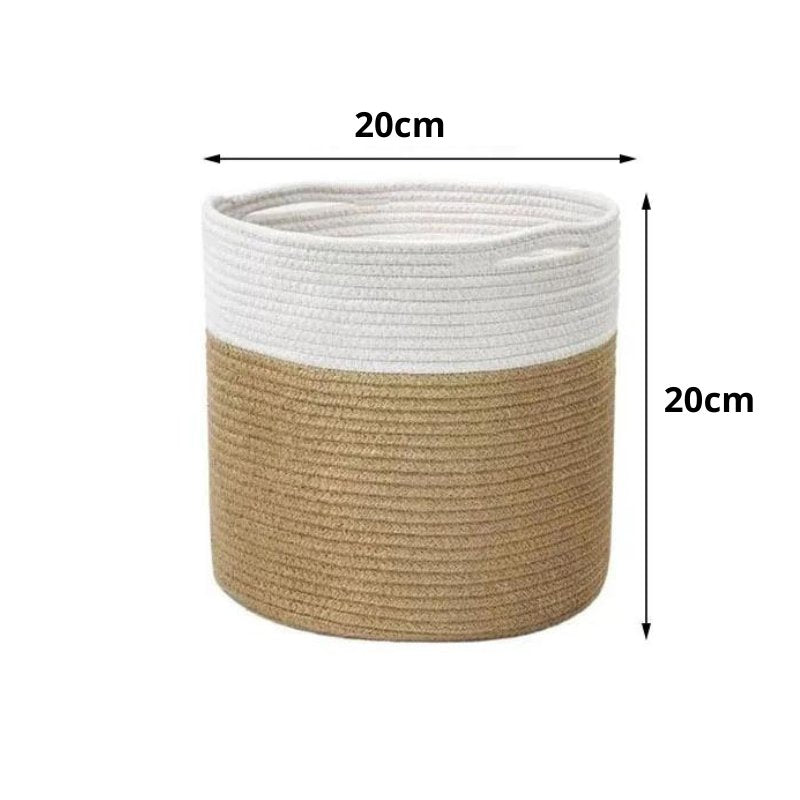 Decorative Fabric Plant Pot – Cotton Rope