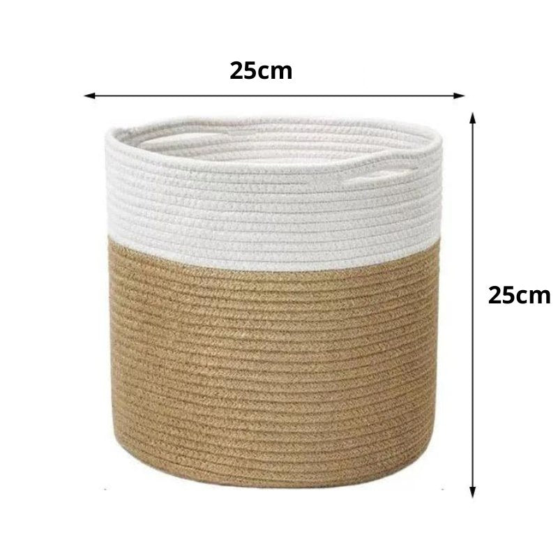 Decorative Fabric Plant Pot – Cotton Rope