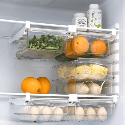 Refrigerator Storage Drawer Organizer – Fresh Food & Space Saver