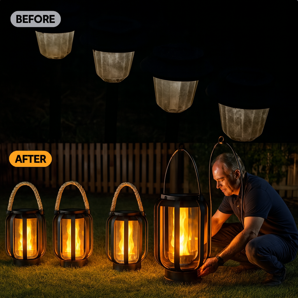 FlameGlow | Always light, even without a power outlet or sunlight