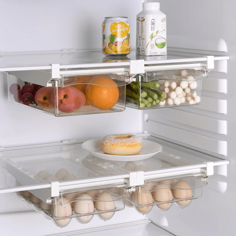 Refrigerator Storage Drawer Organizer – Fresh Food & Space Saver