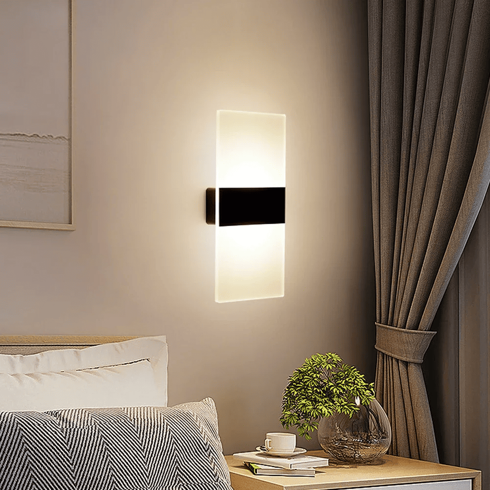 Wireless USB Rechargeable Wall Sconce – LED Motion Sensor Indoor Night Lamp for Bedroom, Corridor & Energy-Saving Use