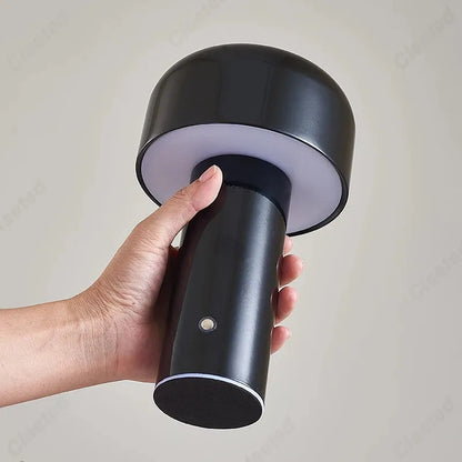 MUSH LED Touch Lamp – Wireless Tricolor Ambience Light for Bedrooms and Desks