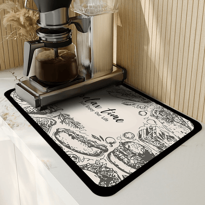 Modern Ultra-Absorbent Mat – Anti-Slip Quick-Dry Rug for Bathroom & Kitchen