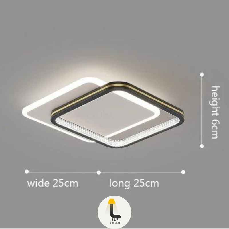 Luminária de LED Minimalista Cristal