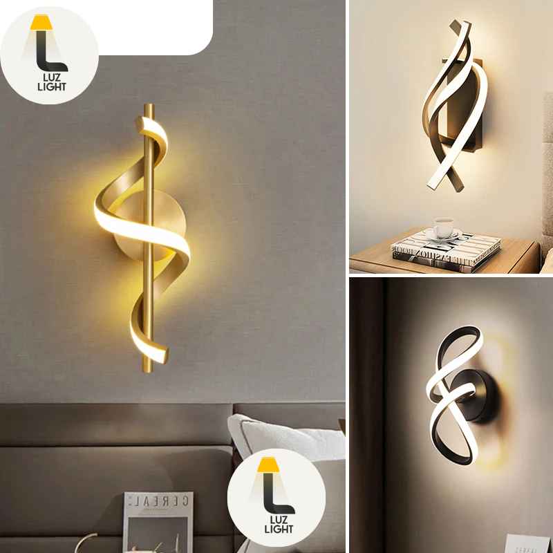 Nordic Wall Light Sconce Fixture for Cozy Bedroom, Hallway or Reading Corner