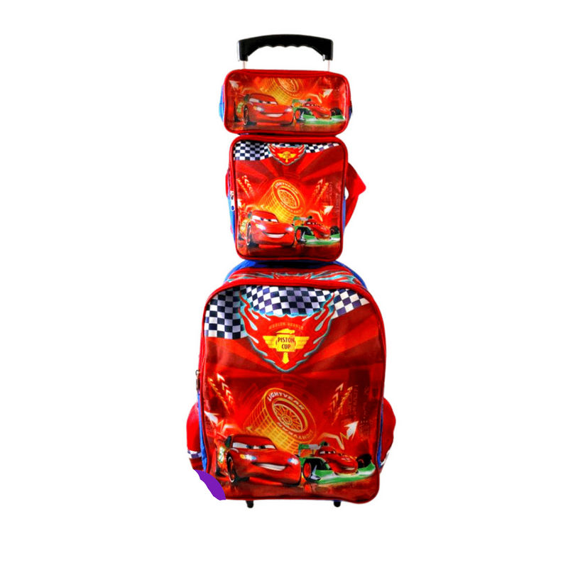 Mochila de Rodinhas Infantil com Estojo + Lancheira [KIT COMPLETO]