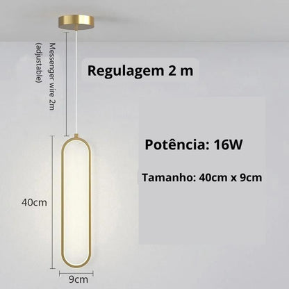 Modern Minimalist LED Pendant Light – Elegant Ceiling Lamp for Dining Table, Kitchen Island or Bedroom Ambience