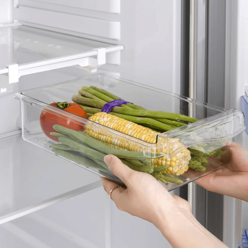Refrigerator Storage Drawer Organizer – Fresh Food & Space Saver
