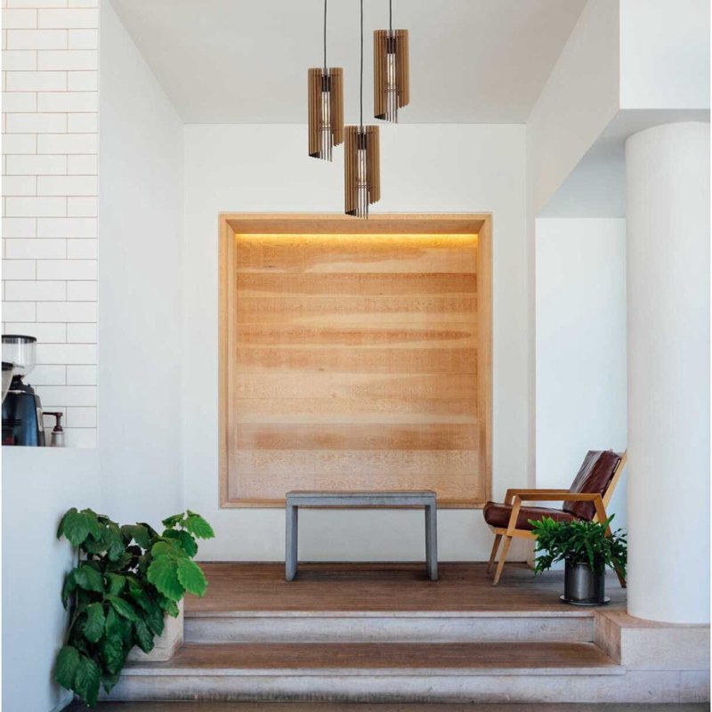 Set of 3 Giovana Wooden Pendant Lights – Handcrafted Rustic Ceiling Lamps for Dining Room