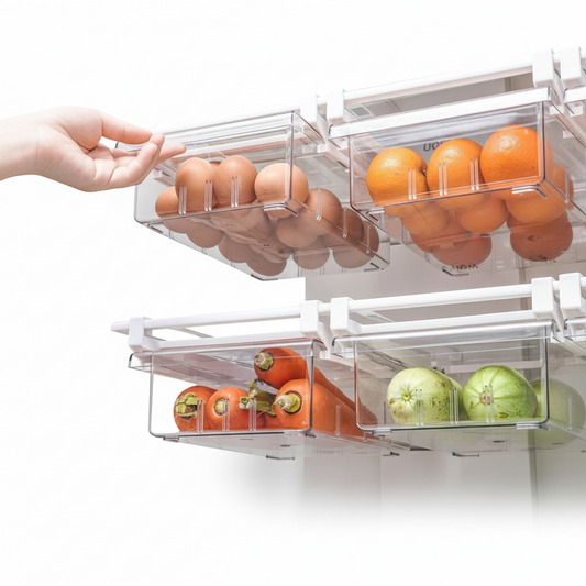 Refrigerator Storage Drawer Organizer – Fresh Food & Space Saver