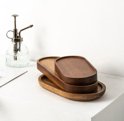 Premium Wooden Serving Tray – Rustic Kitchen & Elegant Table Presentation