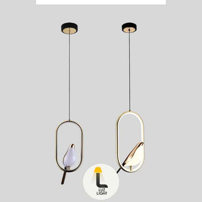 Nature-Inspired Bird Pendant Light – Artistic Hanging Fixture for Eco-Themed Rooms or Nature-Loving Homes