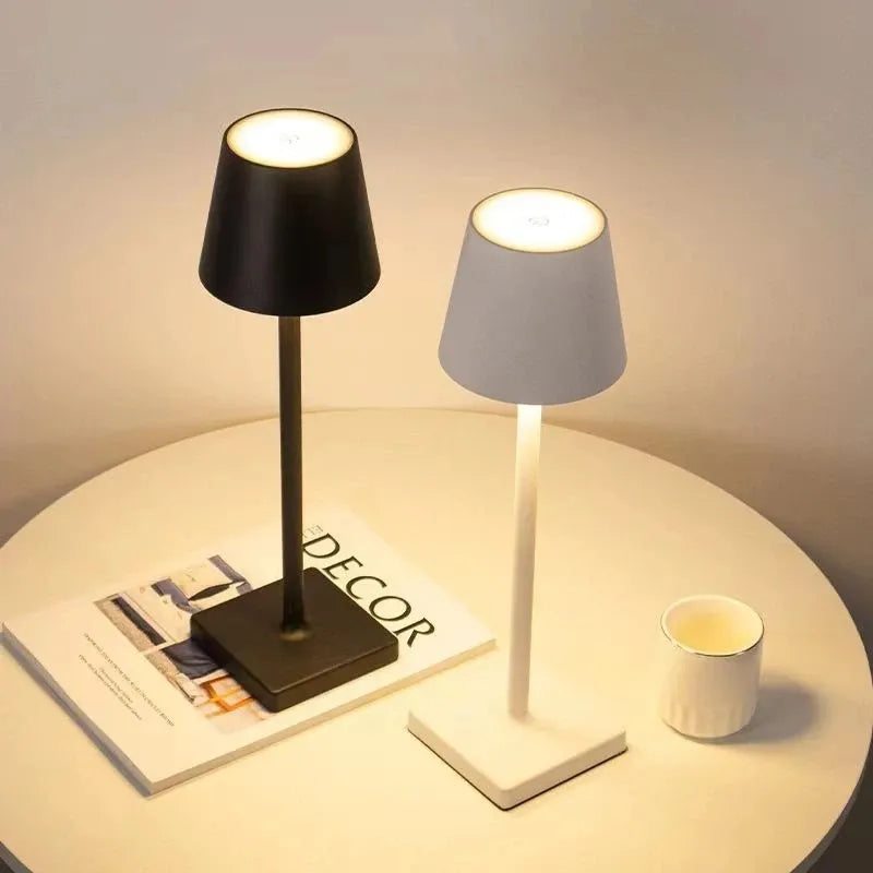 Waterproof Wireless LED Night Table Lamp for Bedroom, Camping or Outdoor Use