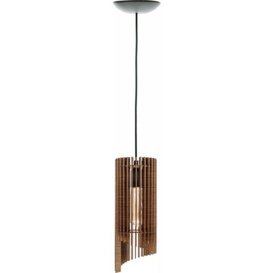 Set of 3 Giovana Wooden Pendant Lights – Handcrafted Rustic Ceiling Lamps for Dining Room