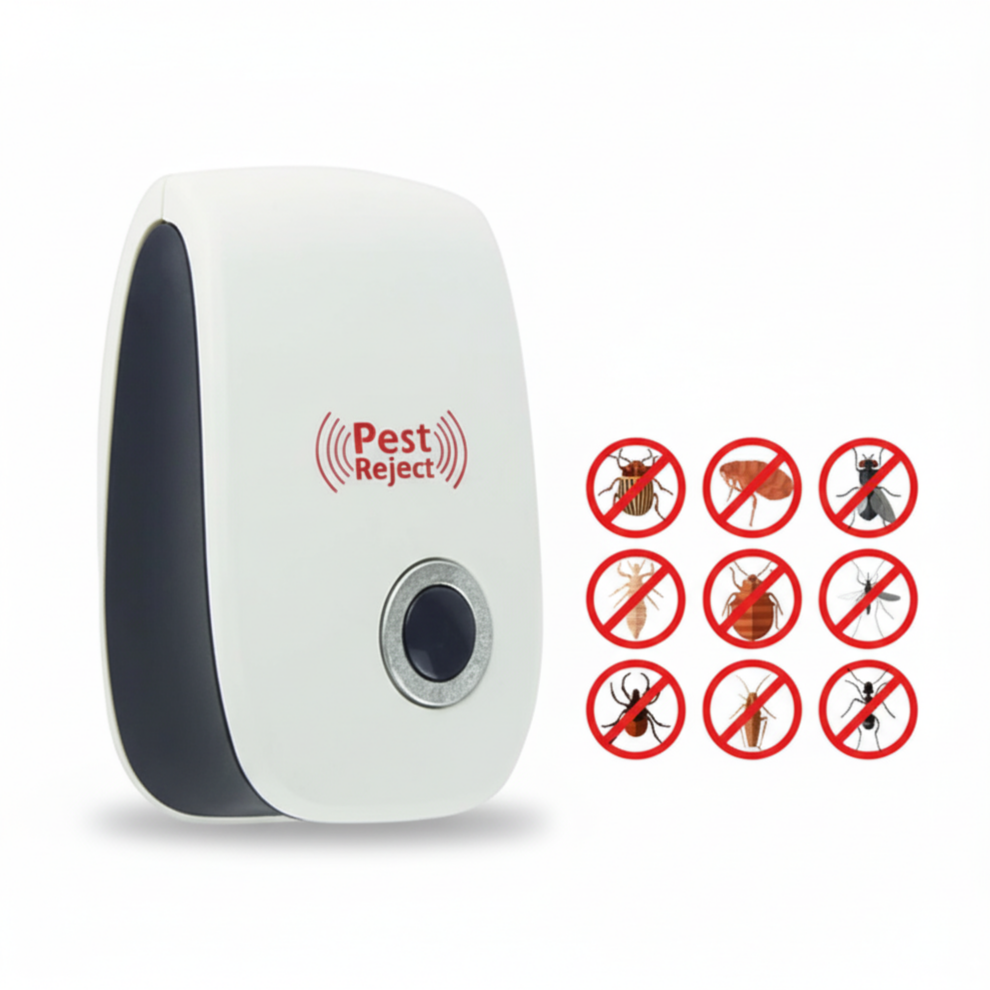 Ultrasonic Electronic Pest Repeller – Indoor Safe Pest Control Device