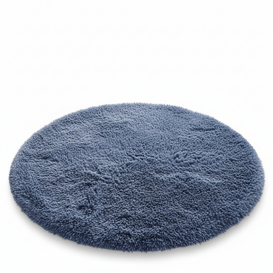 Decoreto™ Plush Round Rug – Ultra Soft Living Room & Bedroom Anti-Slip Carpet