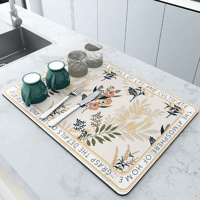 Modern Ultra-Absorbent Mat – Anti-Slip Quick-Dry Rug for Bathroom & Kitchen