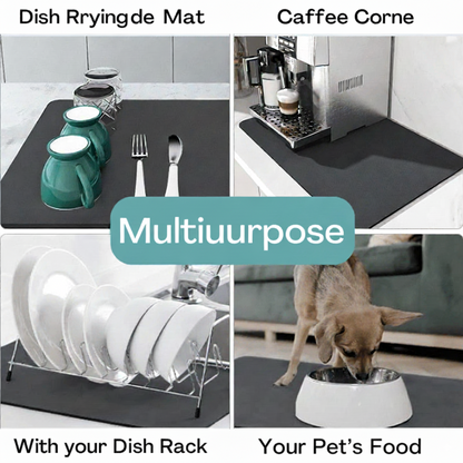 Modern Ultra-Absorbent Mat – Anti-Slip Quick-Dry Rug for Bathroom & Kitchen