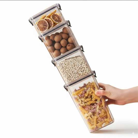 Moisture-Proof Food Storage Container with Seal – Freshness & Organization