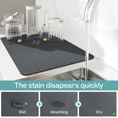 Modern Ultra-Absorbent Mat – Anti-Slip Quick-Dry Rug for Bathroom & Kitchen