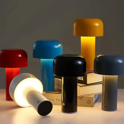 MUSH LED Touch Lamp – Wireless Tricolor Ambience Light for Bedrooms and Desks