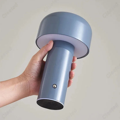 MUSH LED Touch Lamp – Wireless Tricolor Ambience Light for Bedrooms and Desks