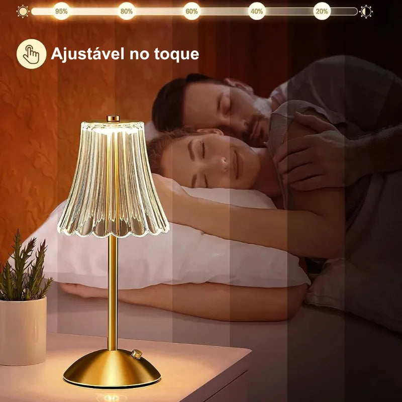 Smart Wireless LED Touch Lamp for Bedside, Study or Office Use – Modern Shine Design