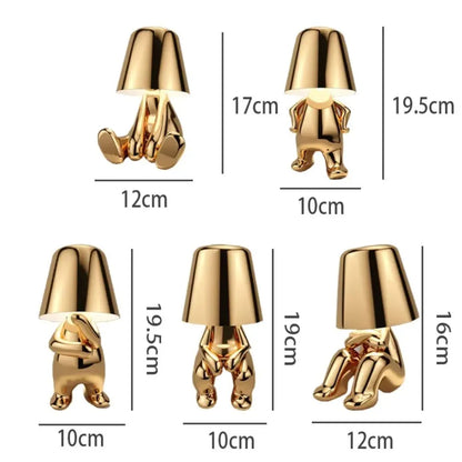 The Thinker USB LED Desk Lamp – Rechargeable Wireless Lighting for Study & Decor