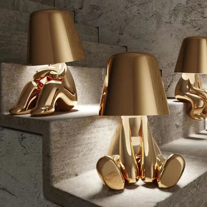 The Thinker USB LED Desk Lamp – Rechargeable Wireless Lighting for Study & Decor