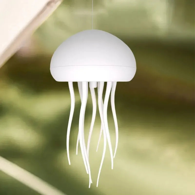 RGB Floating Jellyfish LED Lamp – Relaxing Night Light for Living Room or Bedroom