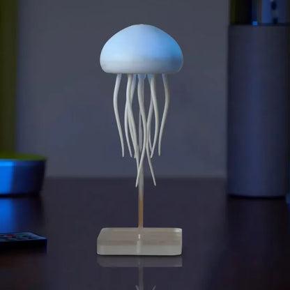 RGB Floating Jellyfish LED Lamp – Relaxing Night Light for Living Room or Bedroom