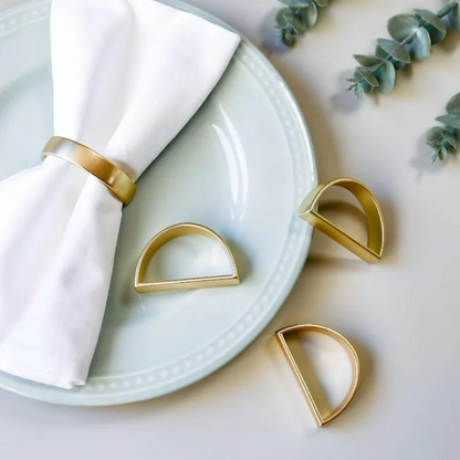 Gold Napkin Ring – Elegant Dining Table Accessory for Special Occasions