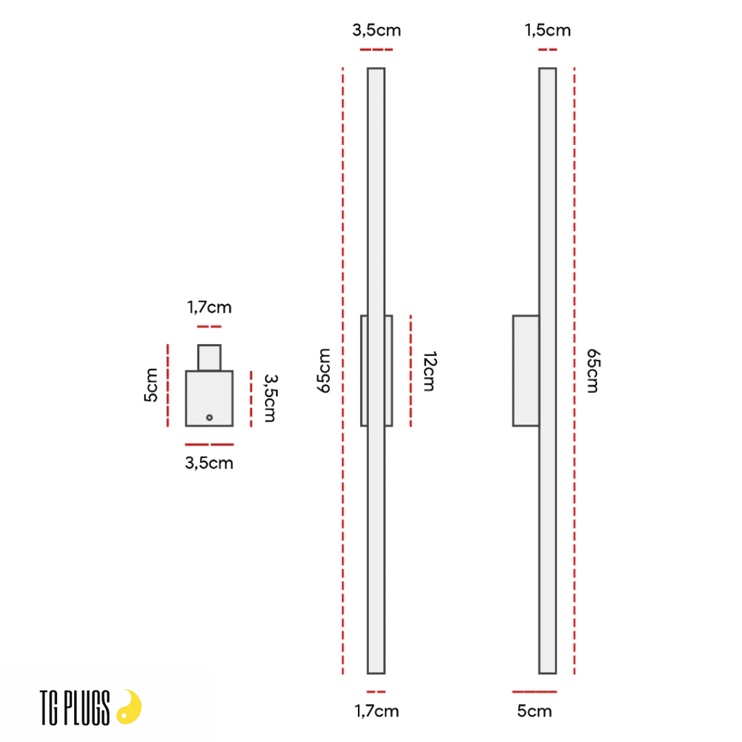 Fit Modern Indoor Wall Light – Minimalist LED Lamp for Bedroom, Living Room & Home Decor