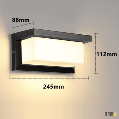 Reinforced Waterproof Outdoor Wall Light – Heavy-Duty LED Fixture for Patio, Garage, Yard & Exterior Safety Lighting