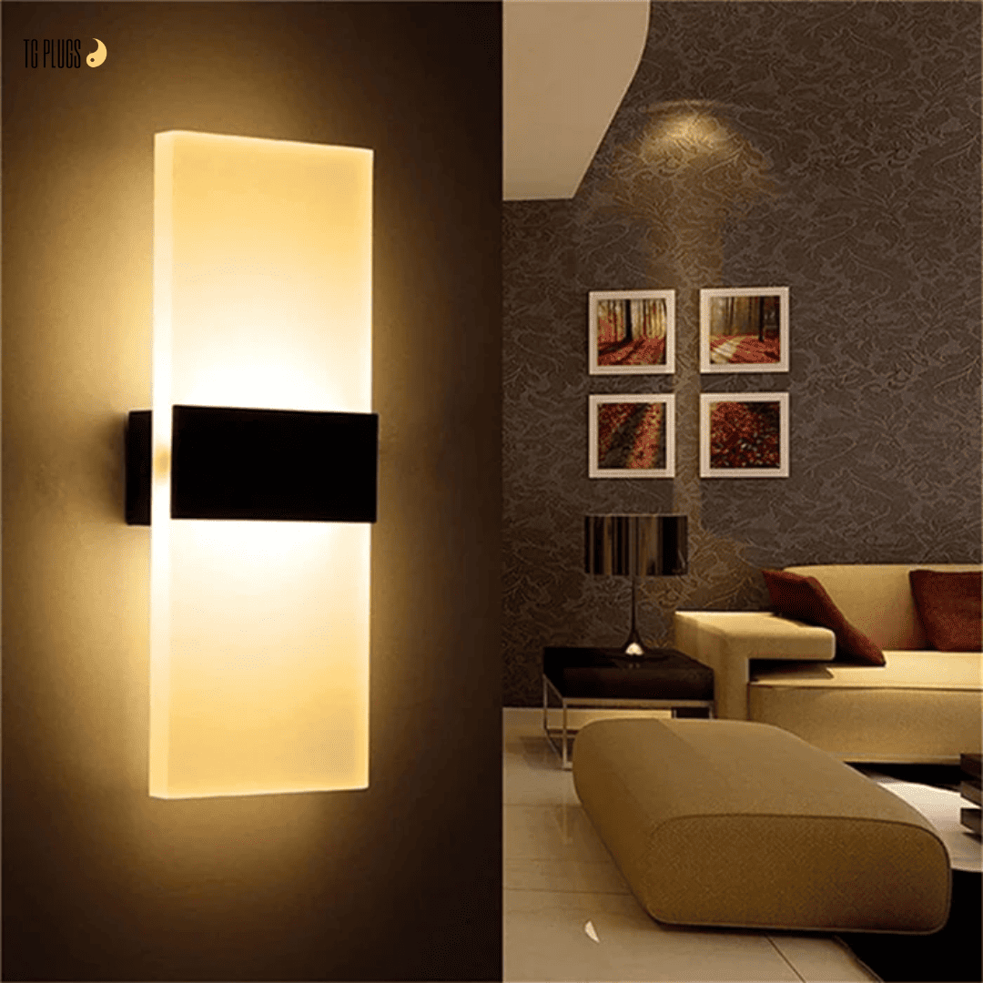 Wireless USB Rechargeable Wall Sconce – LED Motion Sensor Indoor Night Lamp for Bedroom, Corridor & Energy-Saving Use
