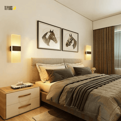 Wireless USB Rechargeable Wall Sconce – LED Motion Sensor Indoor Night Lamp for Bedroom, Corridor & Energy-Saving Use