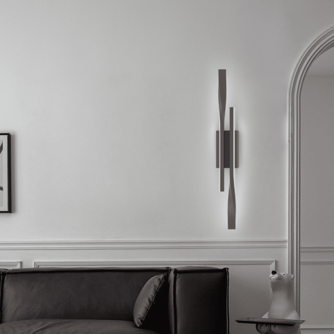 Dual Linear Wall Light Fixture – Modern LED Wall Lamp for Hallways, Living Room & Hotel Decor