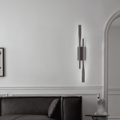 Dual Linear Wall Light Fixture – Modern LED Wall Lamp for Hallways, Living Room & Hotel Decor
