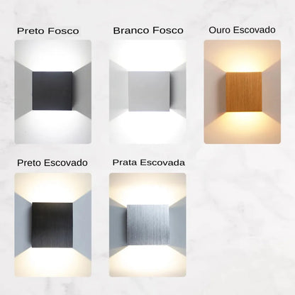 Modern Wall Mounted Indoor LED Sconce Light Fixture for Bedroom or Living Room