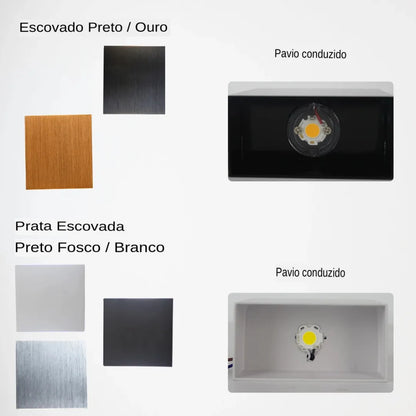 Modern Wall Mounted Indoor LED Sconce Light Fixture for Bedroom or Living Room