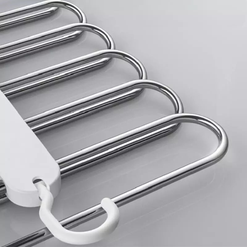 6-in-1 Multifunctional Pants Hanger – Space-Saving Closet Organizer Rack