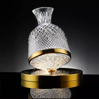 Crystal Glass Wine Decanter — Luxury Carafe for Red Wine Aeration & Elegant Serving