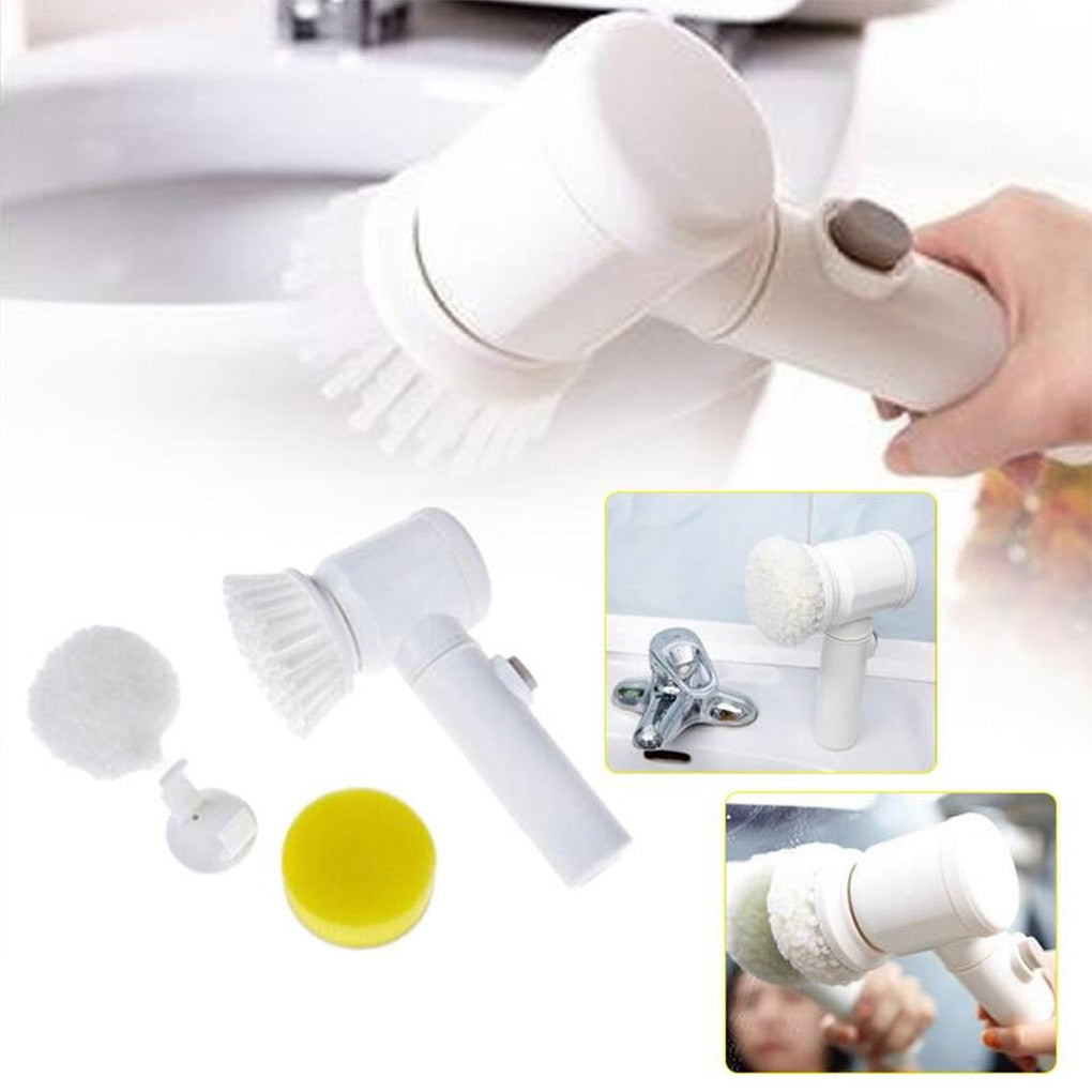 PowerClean Electric Scrubbing Brush – Effortless Bathroom & Kitchen Cleaning