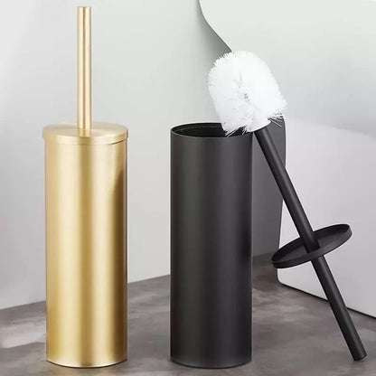 Premium Aluminum Toilet Brush with Holder