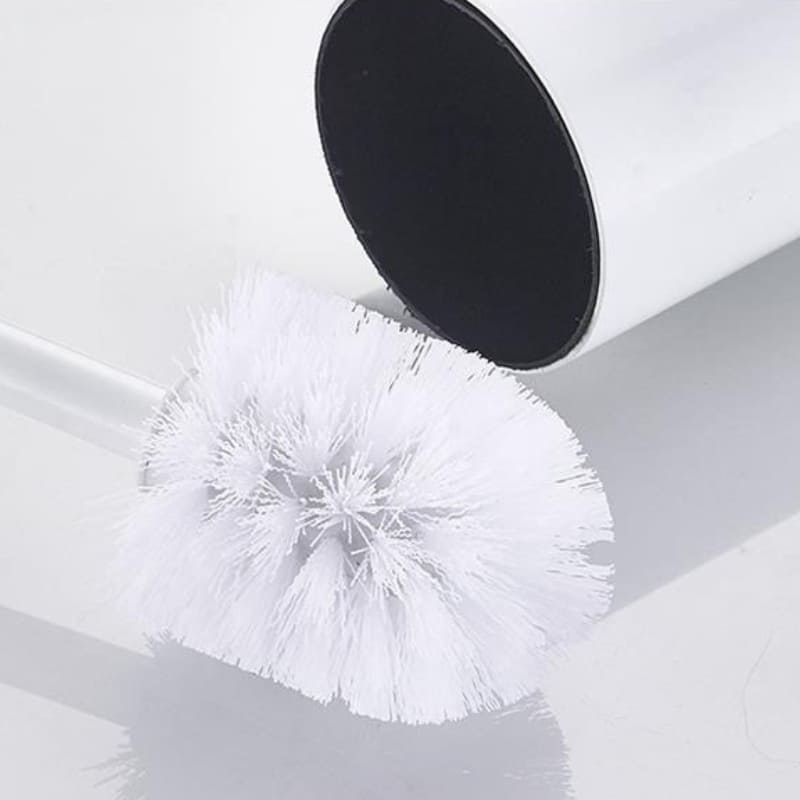 Premium Aluminum Toilet Brush with Holder