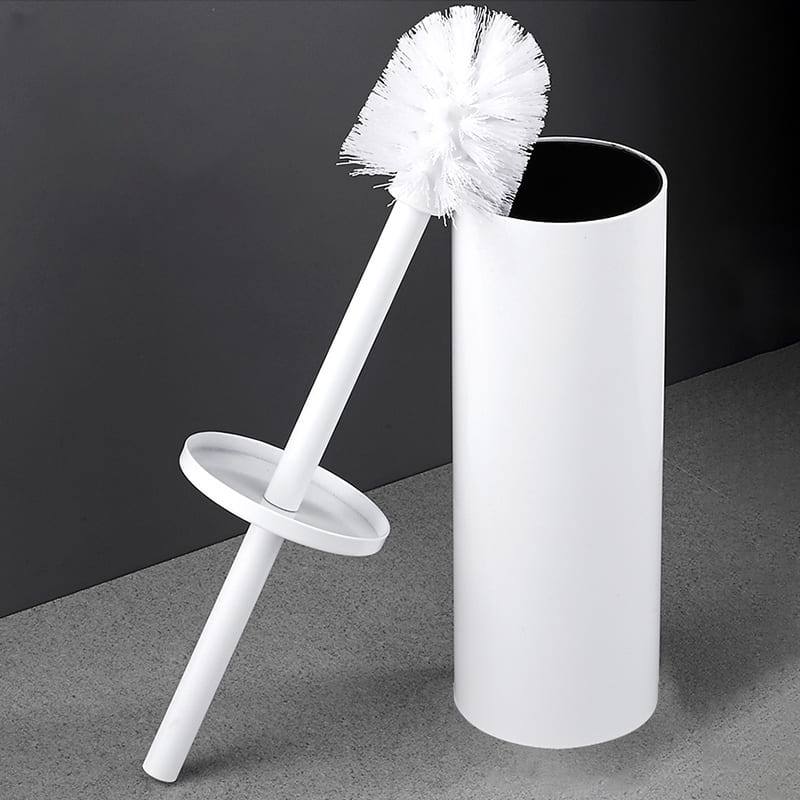 Premium Aluminum Toilet Brush with Holder