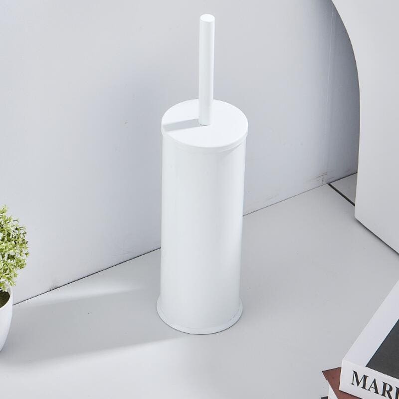 Premium Aluminum Toilet Brush with Holder