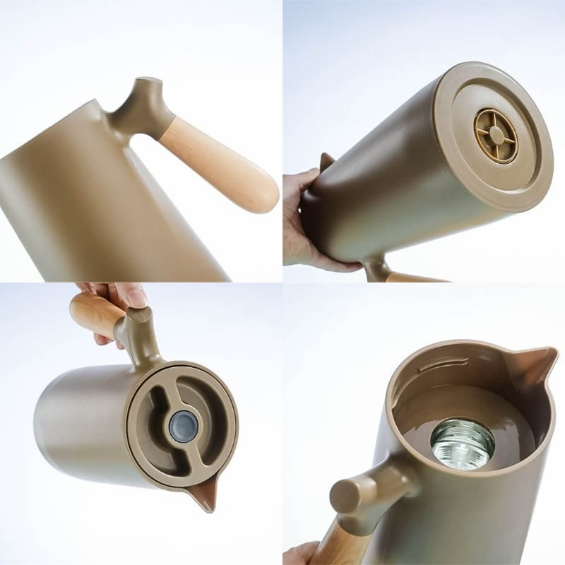 Thermal Coffee Carafe 1L – Insulated Stainless Steel Hot & Cold Drink Server