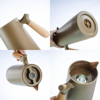 Thermal Coffee Carafe 1L – Insulated Stainless Steel Hot & Cold Drink Server